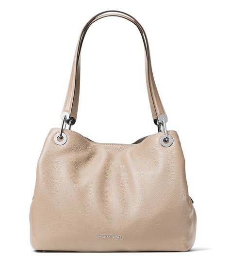 michael kors raven large shoulder tote cinder